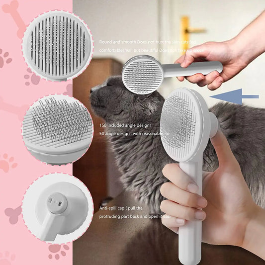 Pets One-key Hair Brush