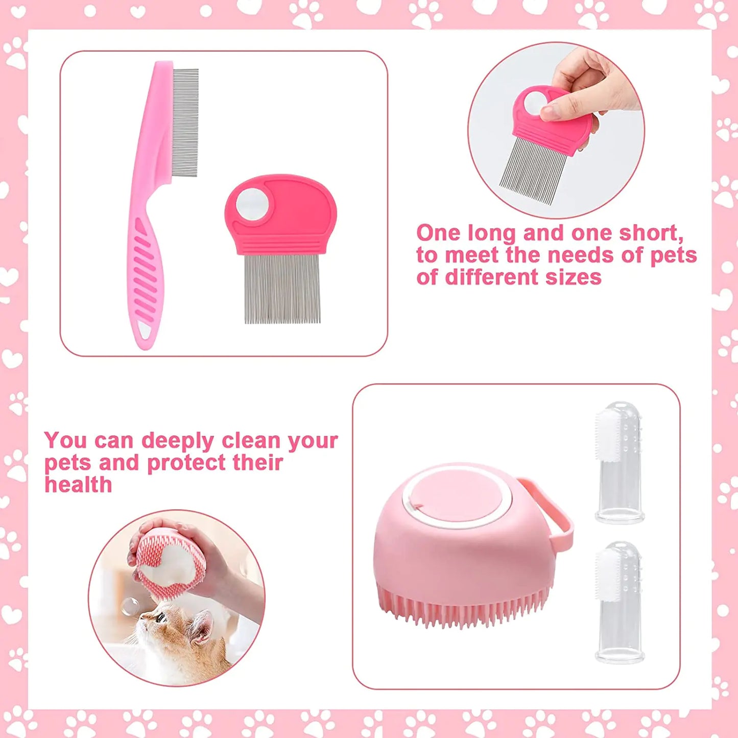 Pet Hair Brush set