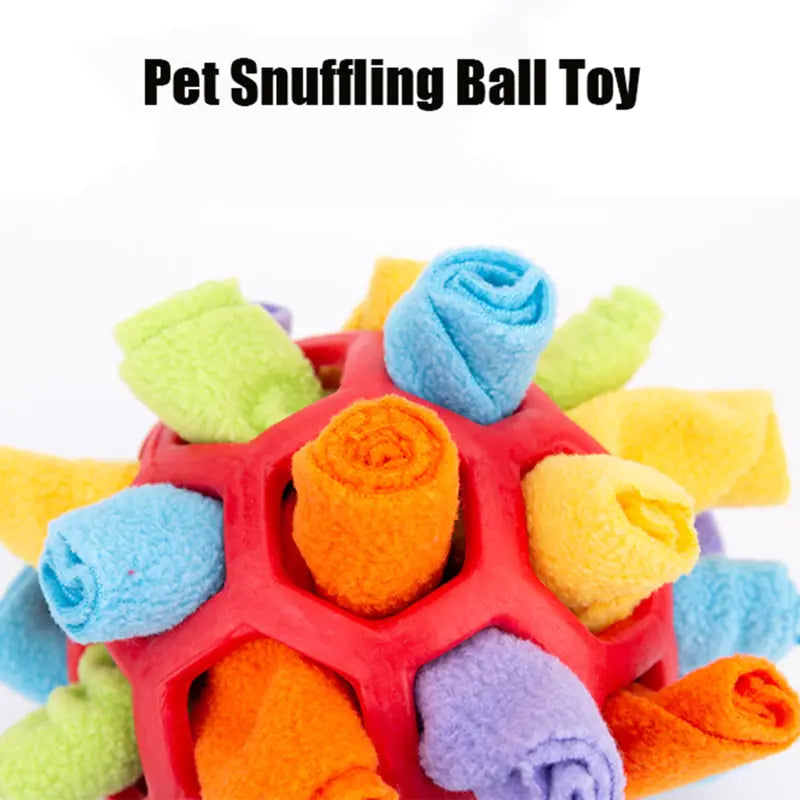 Interactive Dog Puzzle Toys Portable Pet Snuffle Ball Encourage Natural Foraging Skills Training Educational Pet Toy Slow Feeder