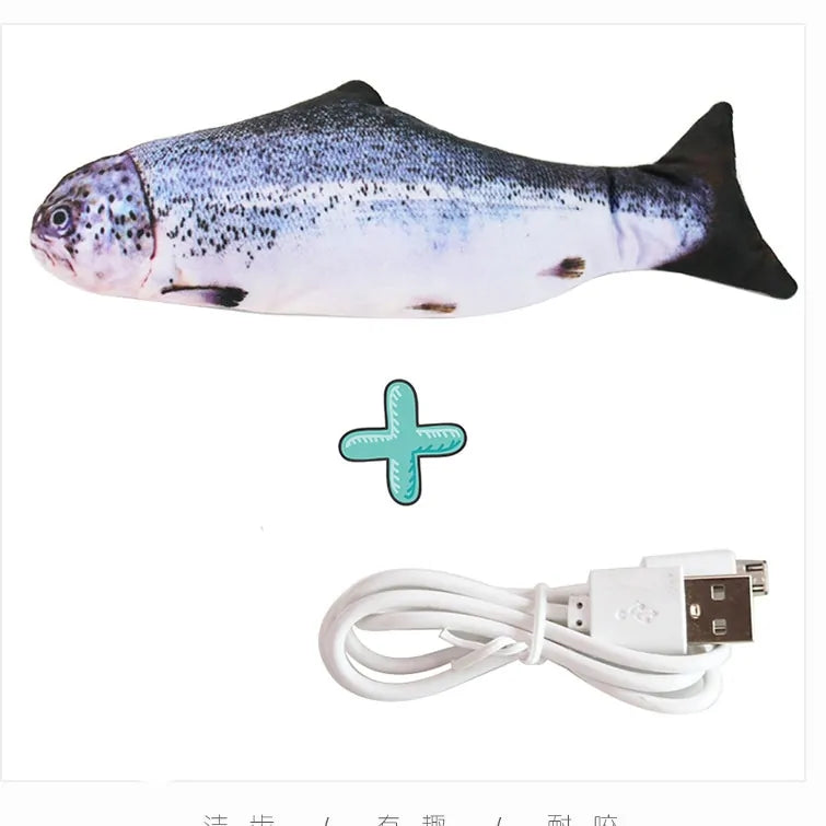 Realistic Fish Chew Toy for Cats