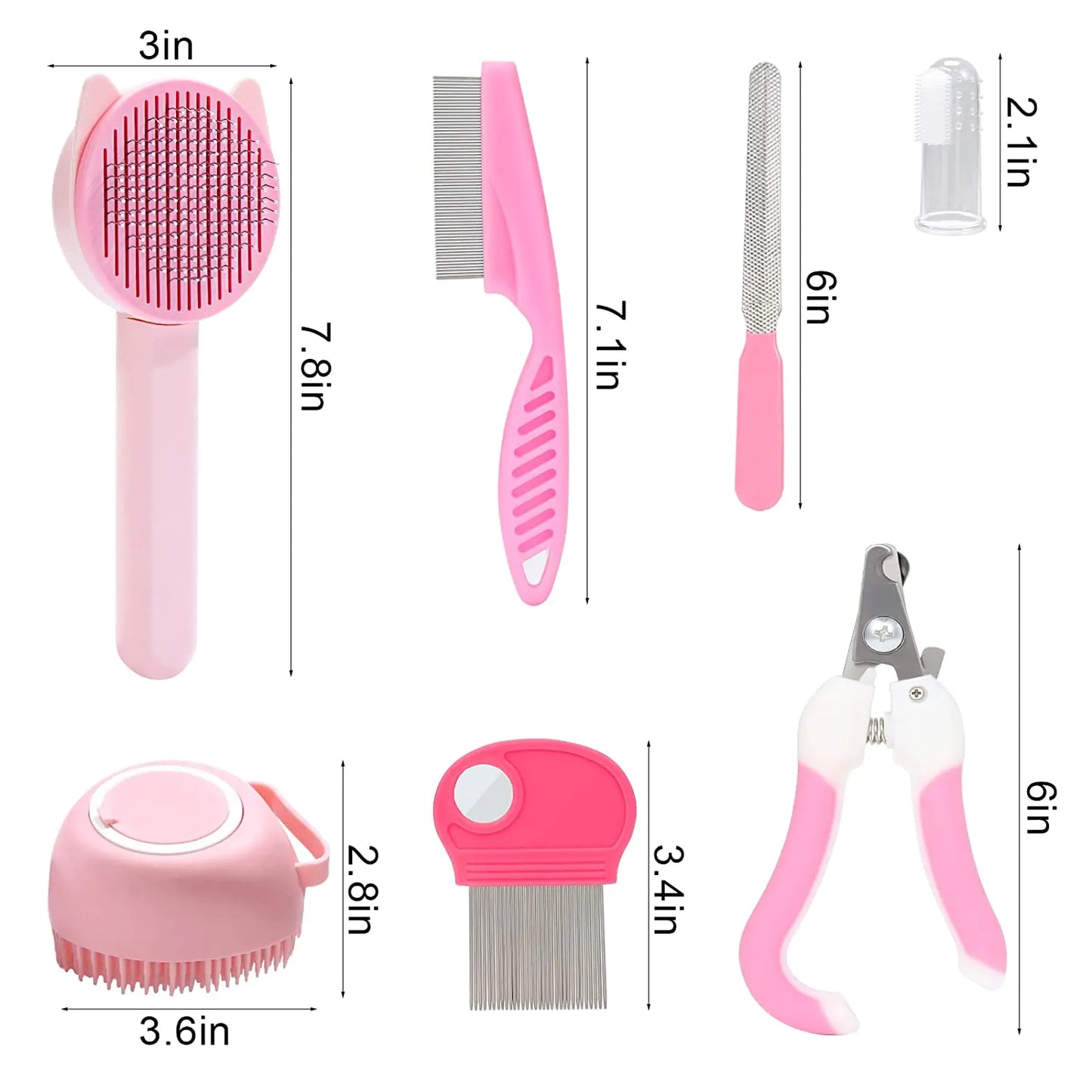 Pet Hair Brush set