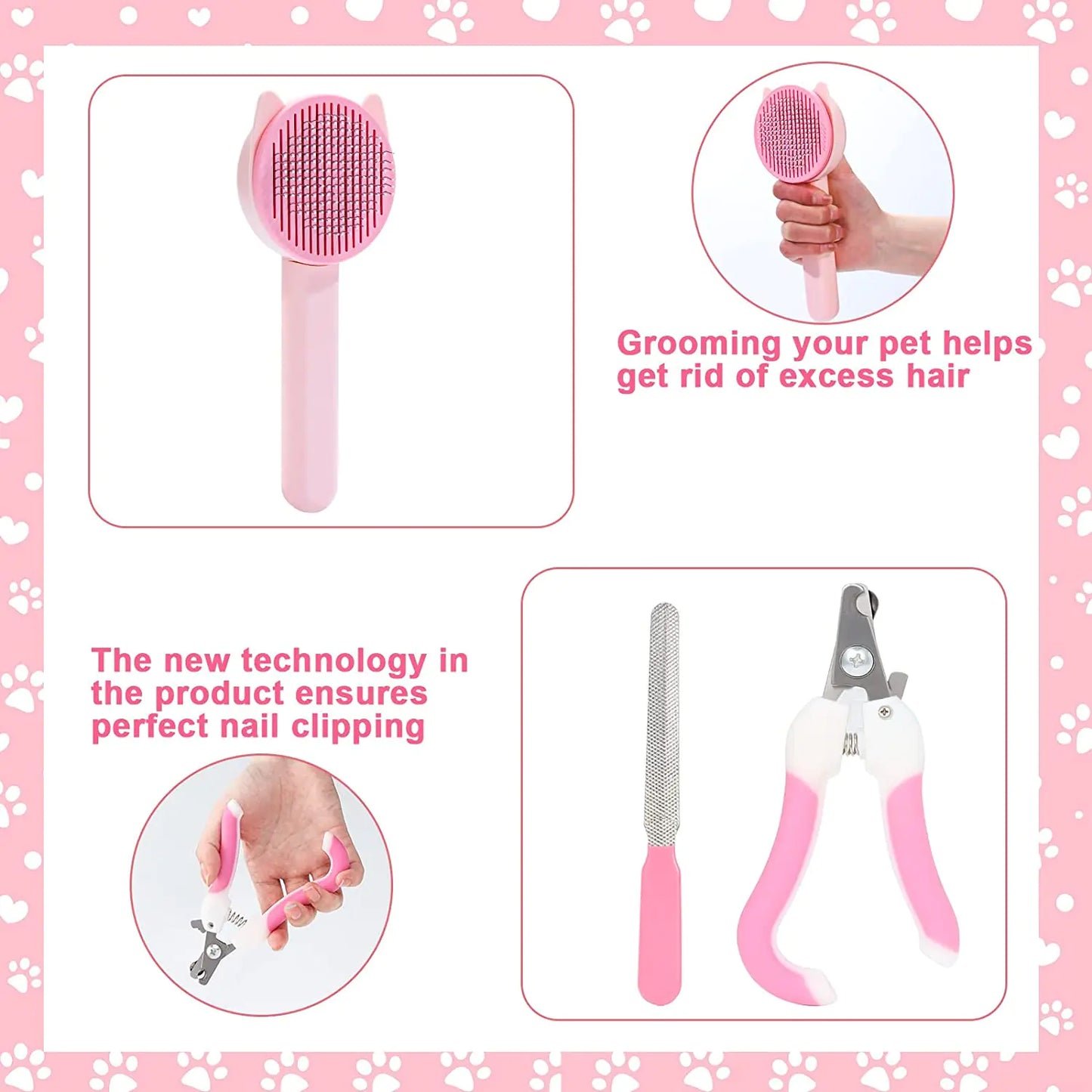 Pet Hair Brush set